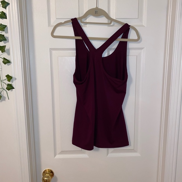 Purple Under Armour Racer Back Tank Top - Picture 4 of 5